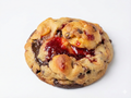 Levain-Style Strawberry Jam Explosion Cookie is a thick bakery-style chunky cookie with a soft, gooey centr