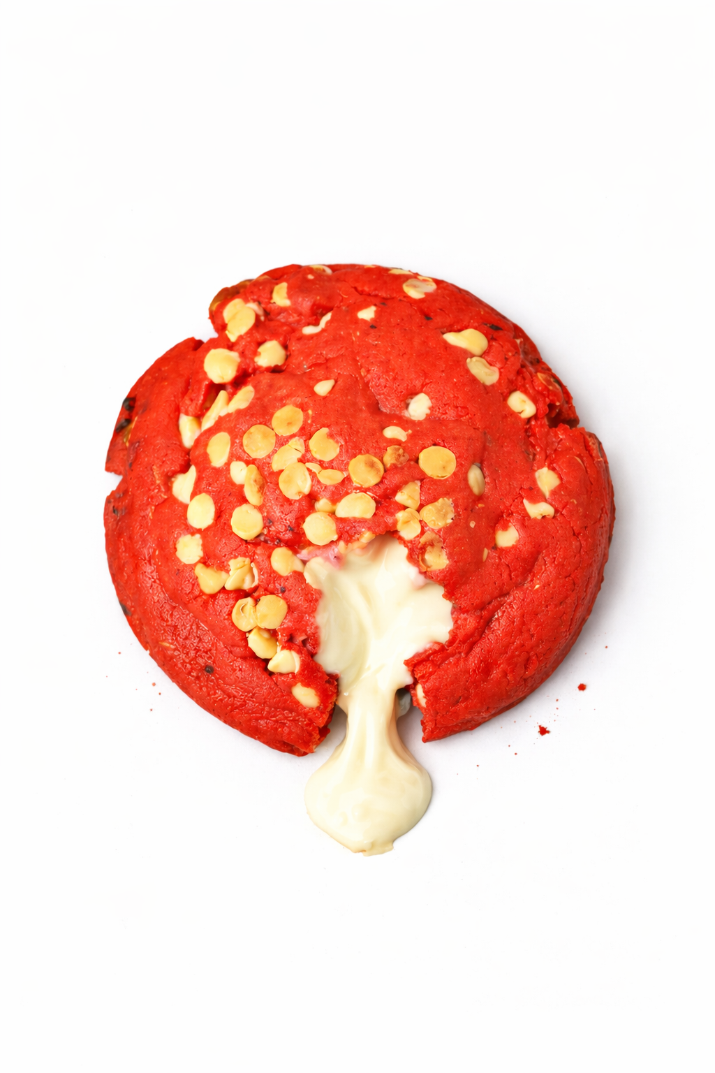 Jumbo Red Velvet Cookie (180g) – Cream Cheese Stuffed