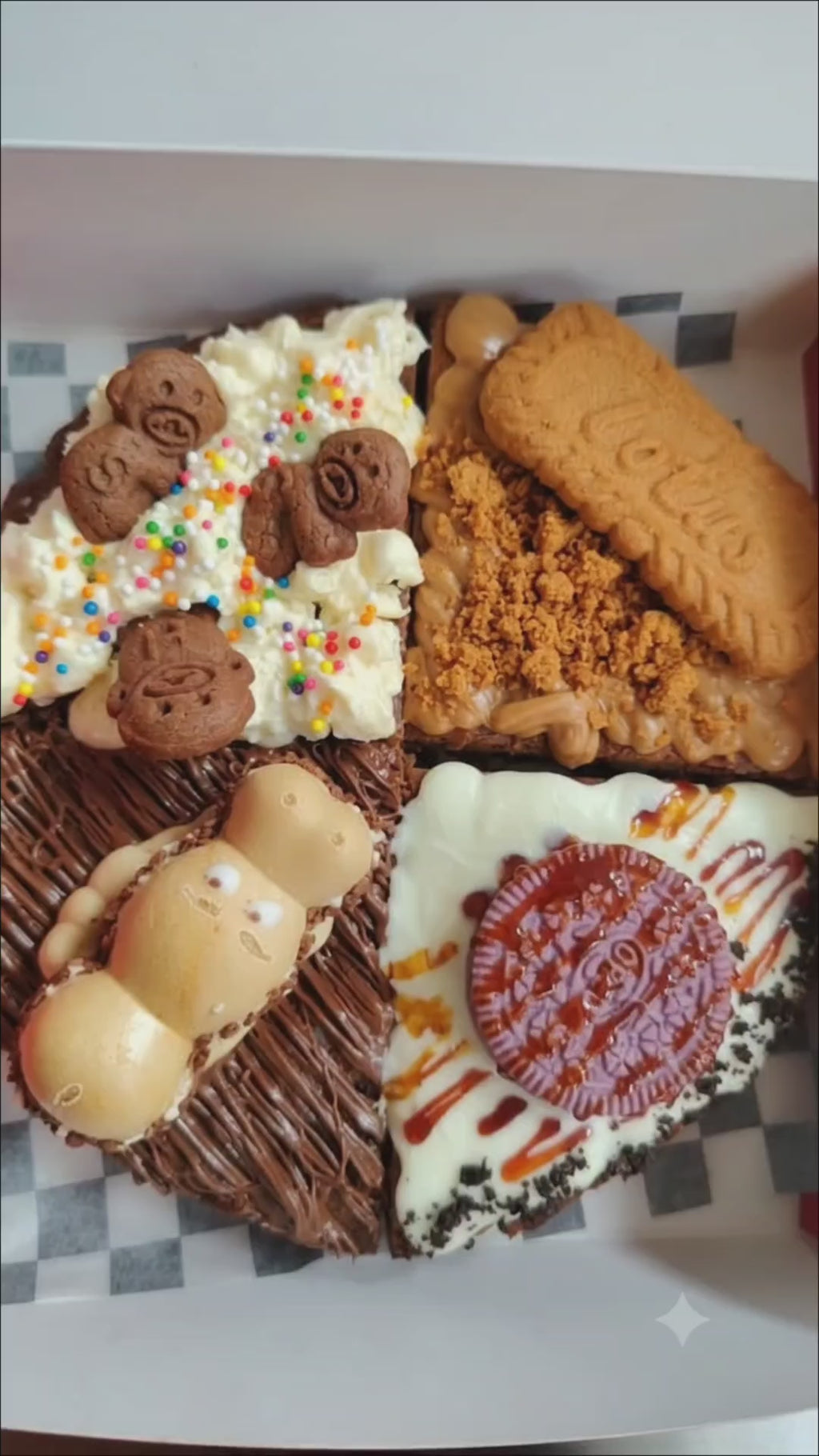 Forbidden Bite 4-Way Cookie Pizza – 17cm
