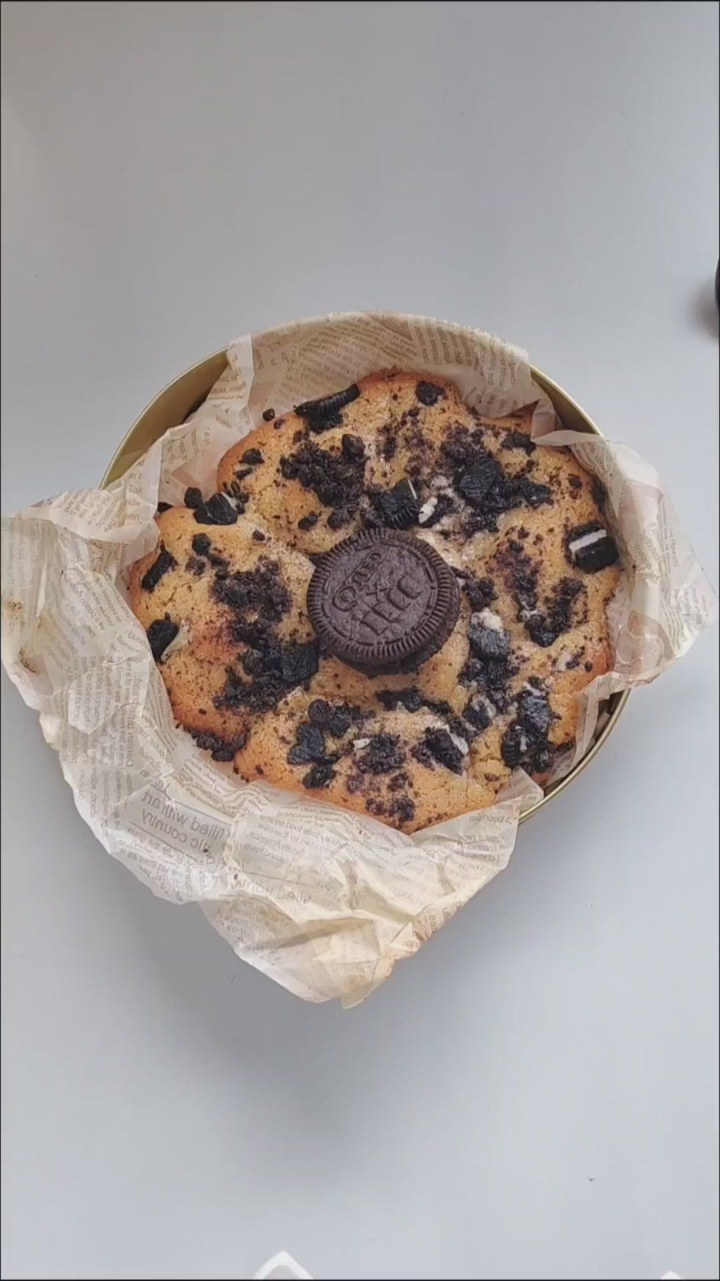 Cookies & Cream Cookie Tin (Molten Filled) 🍪🤍
