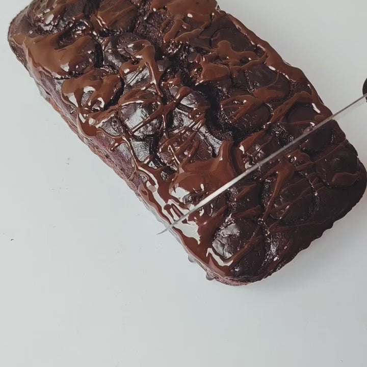 Singapore halal moist triple chocolate banana bread cake brownie