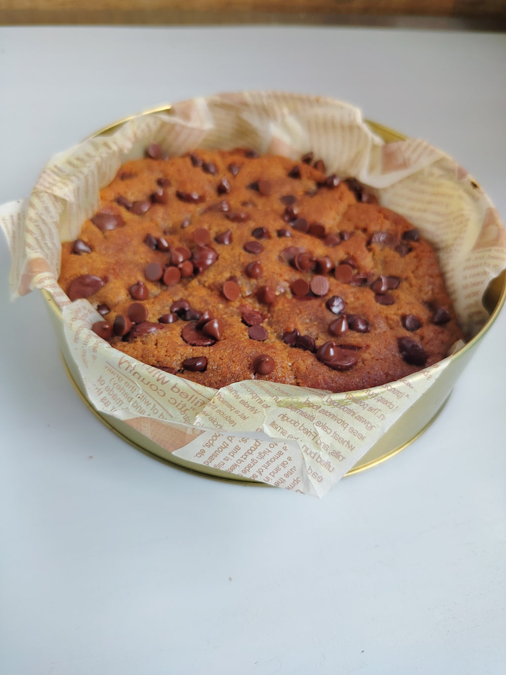Brown Butter Chocolate Chunk Cookie Tin (Molten Fudge Filled) 🍪🍫