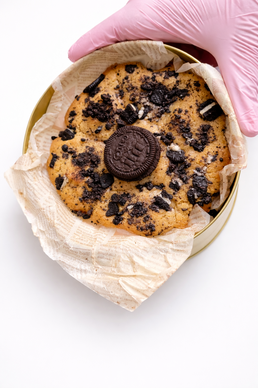Cookies & Cream Cookie Tin (Molten Filled) 🍪🤍