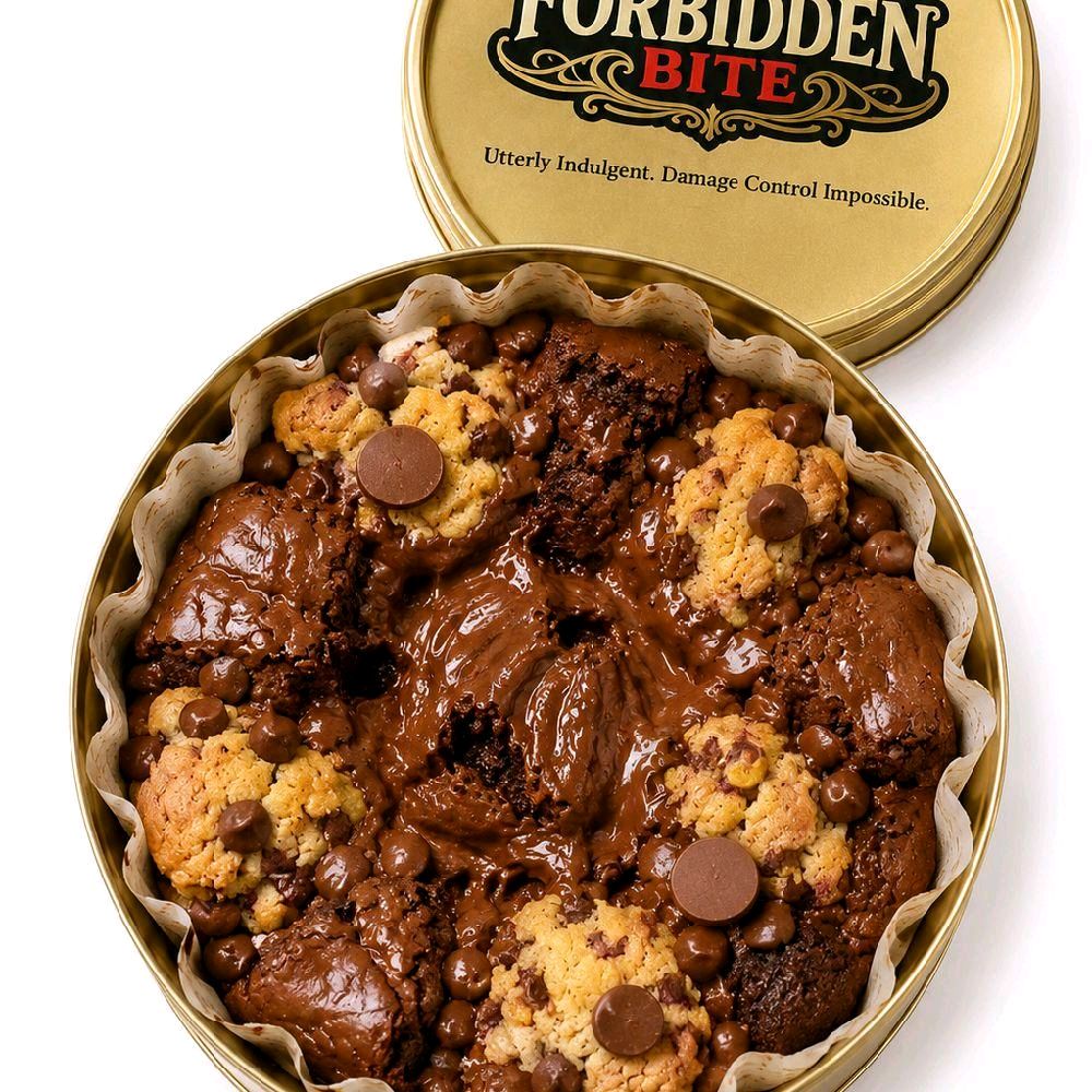 Brokie Scoopable Brownie Cookie Tin – 17cm