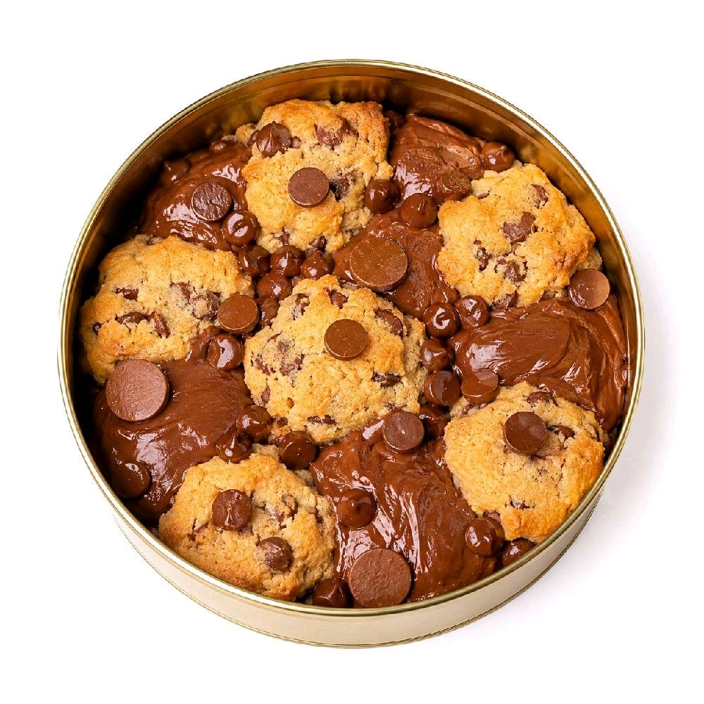 Brokie Scoopable Brownie Cookie Tin – 17cm