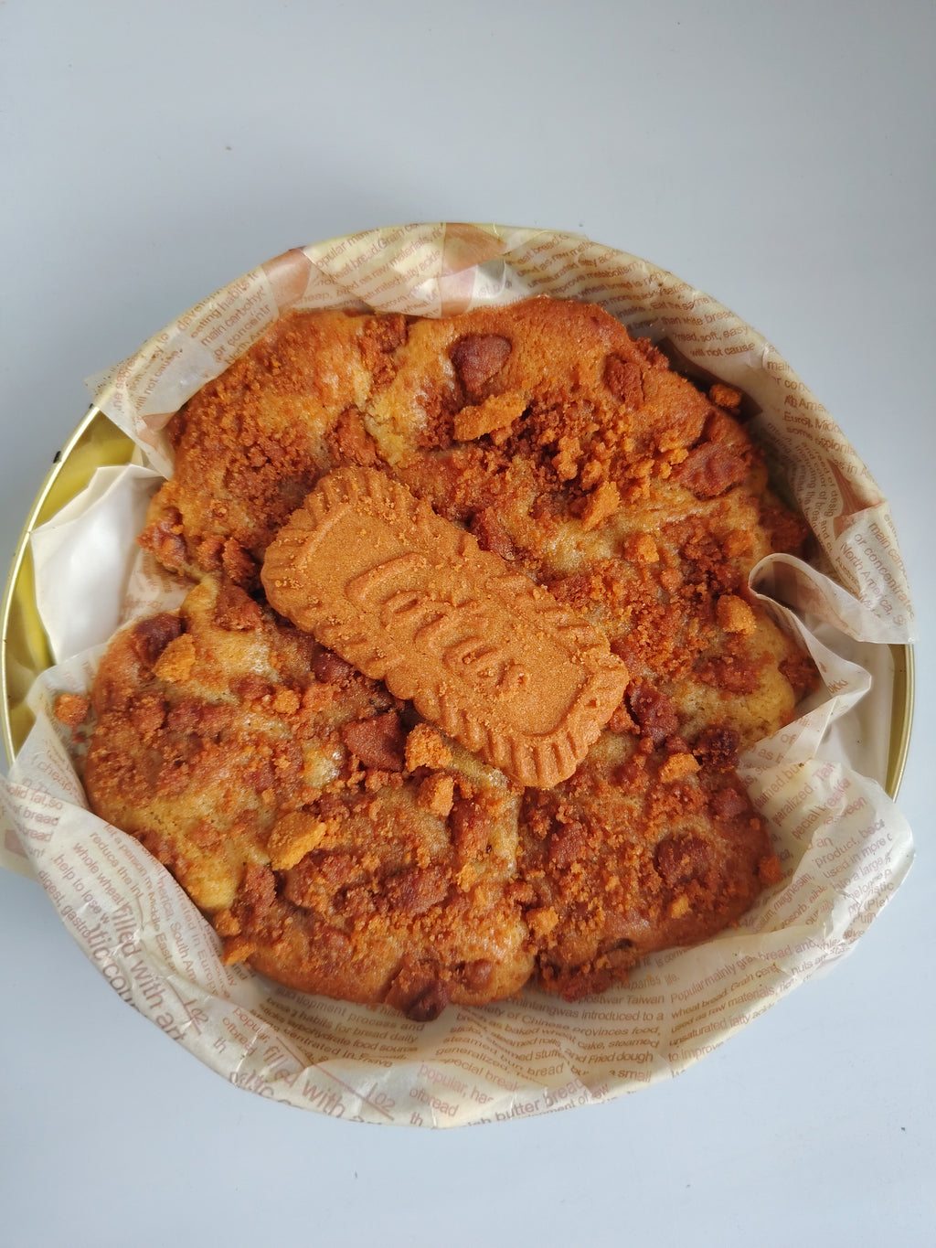 Dubai Cookie Tin (Molten Filled) – Biscoff Delight