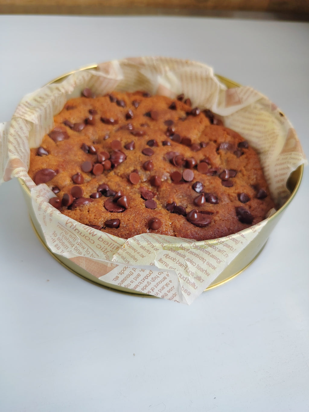 Brown Butter Chocolate Chunk Cookie Tin (Molten Fudge Filled) 🍪🍫