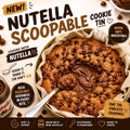 Nutella scoopable cookie tin with gooey hazelnut chocolate centre by Forbidden Bite Singapore