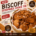 Biscoff scoopable cookie tin with gooey centre by Forbidden Bite Singapore