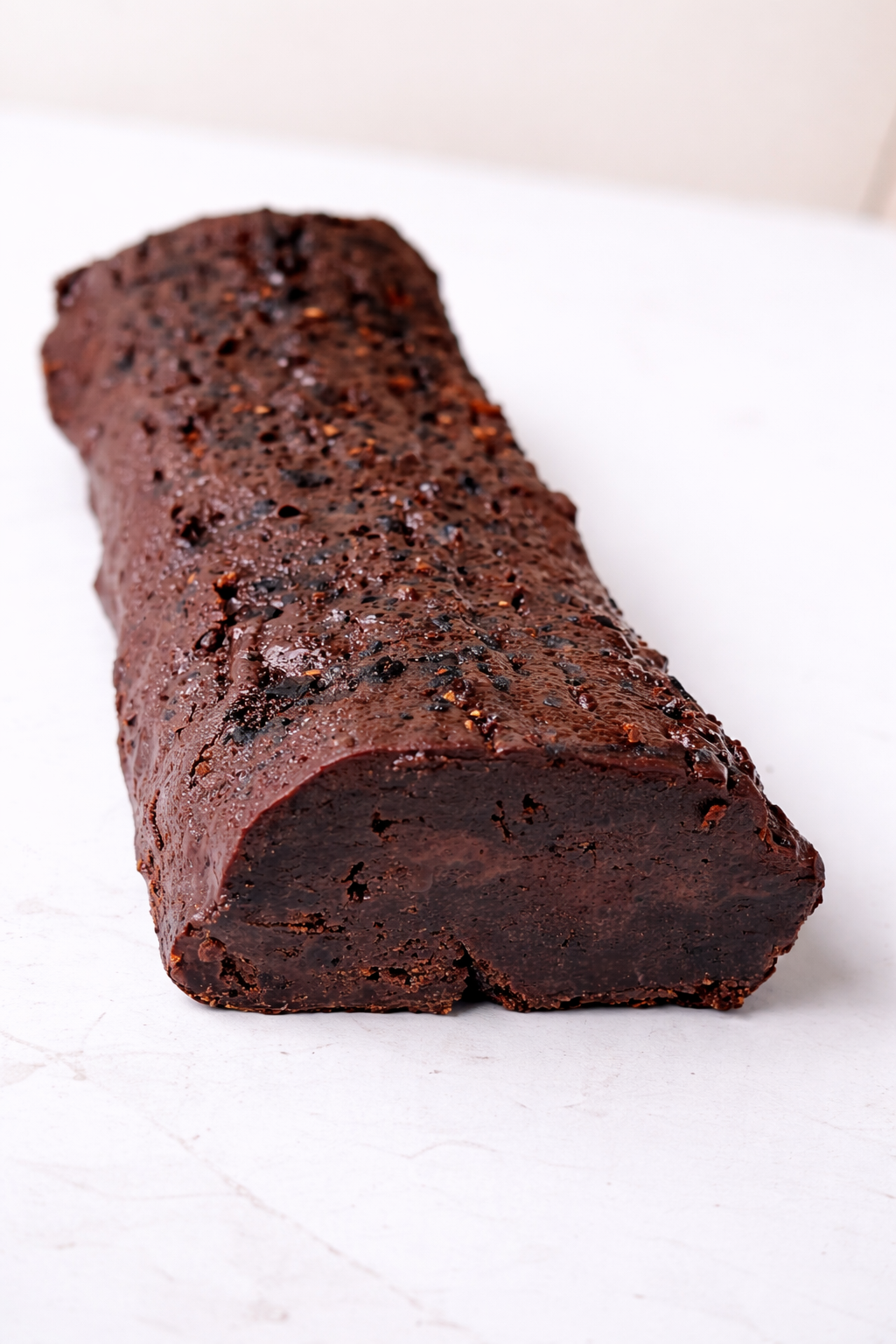 This Brownie Yule Log is made from a deep, dense, fudgy brownie, gently rolled while still soft and filled with a silky chocolate fudge that melts like a truffle. Rich cocoa, real chocolate, zero pretending to be “light.”