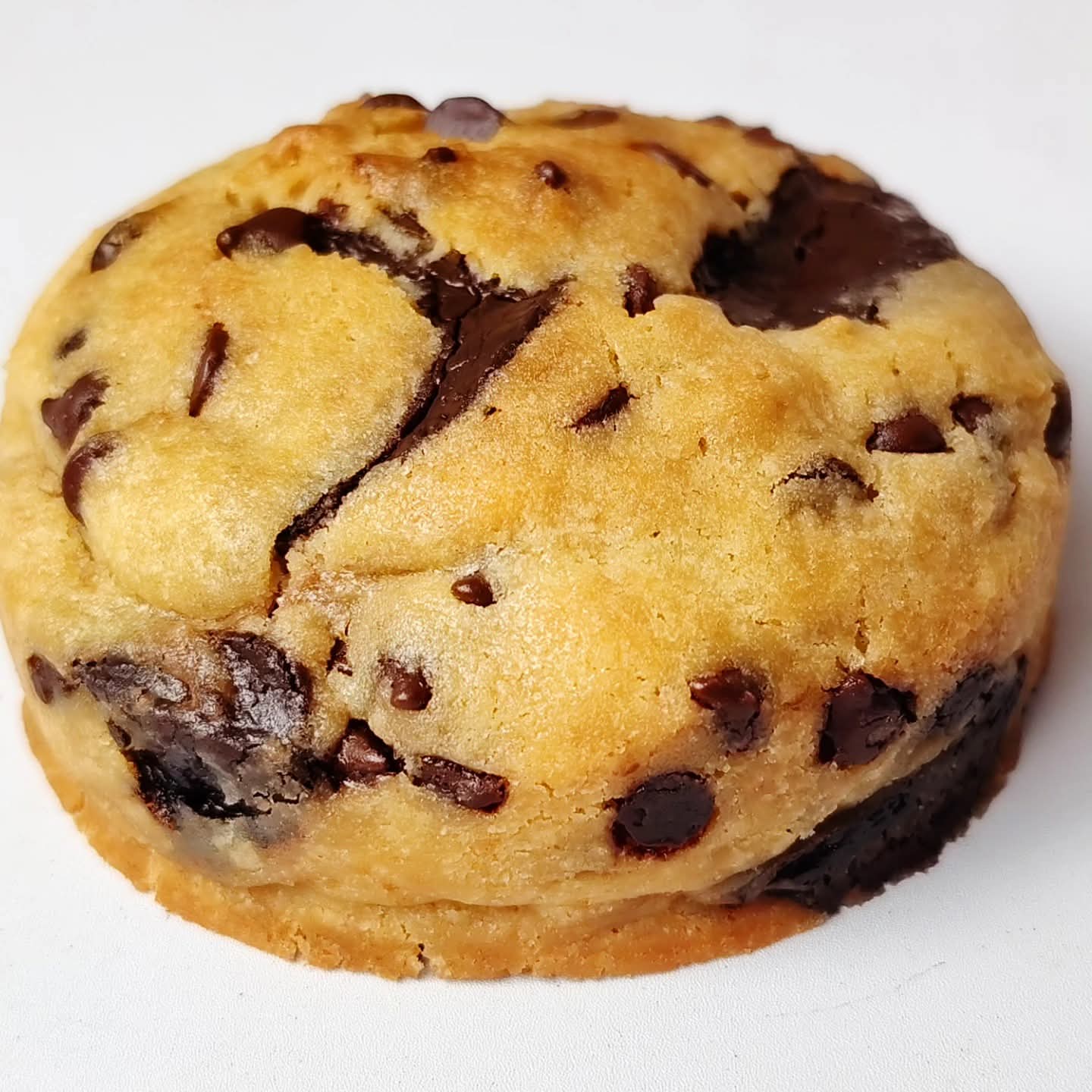Singapore halal Chocolate chip cookie on a white background