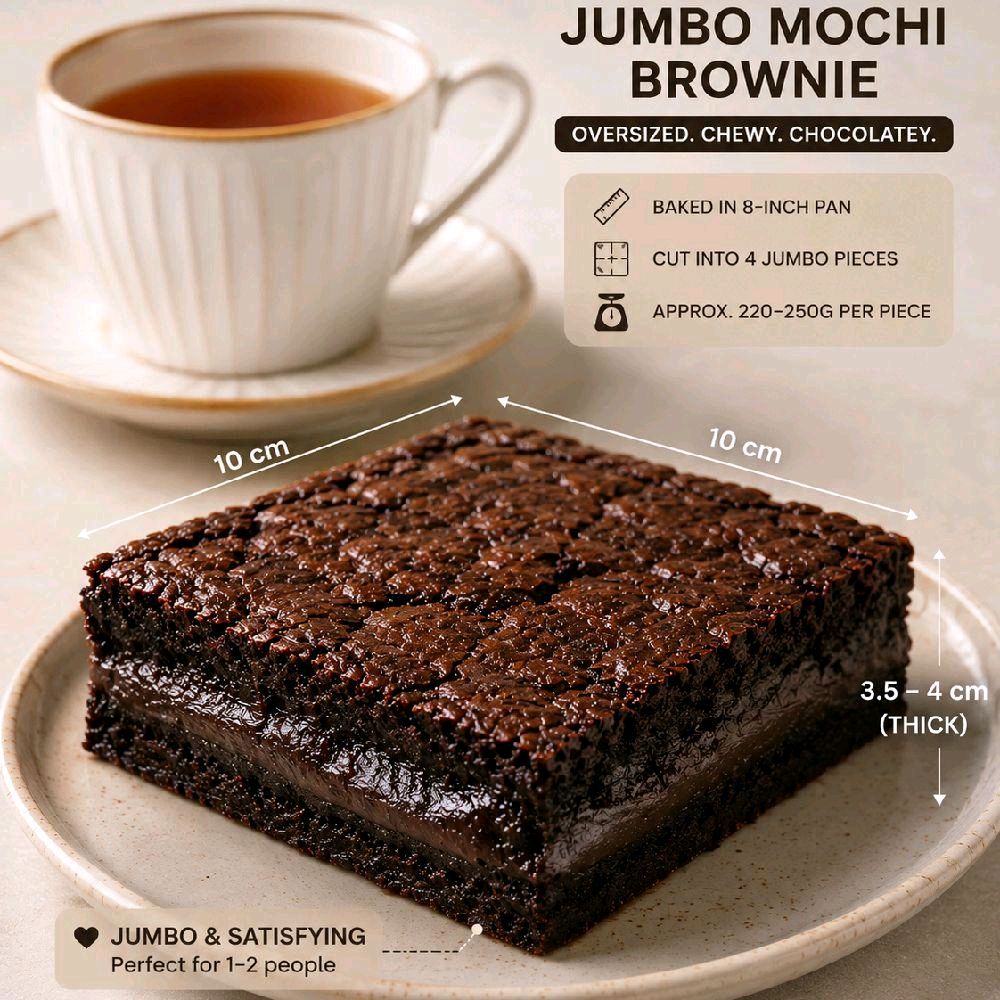 Chocolate Mochi Brownie