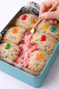 Gummy Bear Burst Cookie Tin (Strawberry Jam + Cream Lava)