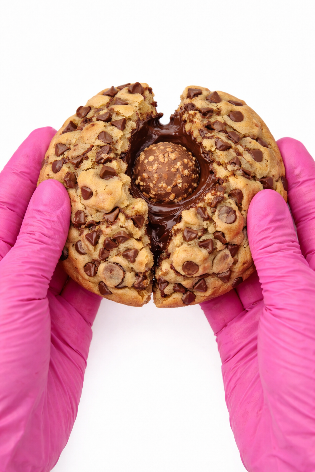 NYC Chocolate Chip Cookie – Ferrero Rocher Stuffed (110g)