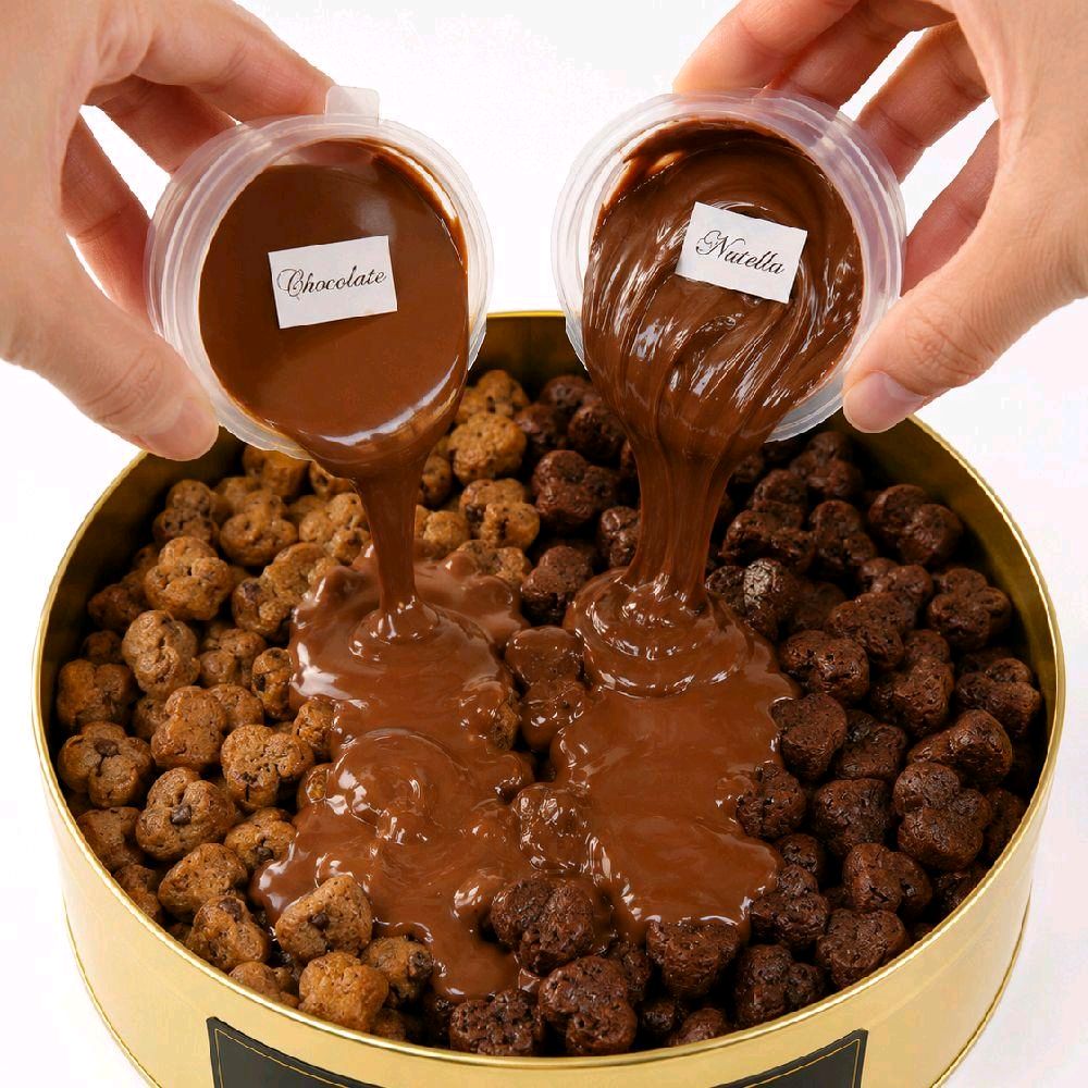 Shake and Dip box with mini cookies brownie hearts and dips by Forbidden Bite Singapore