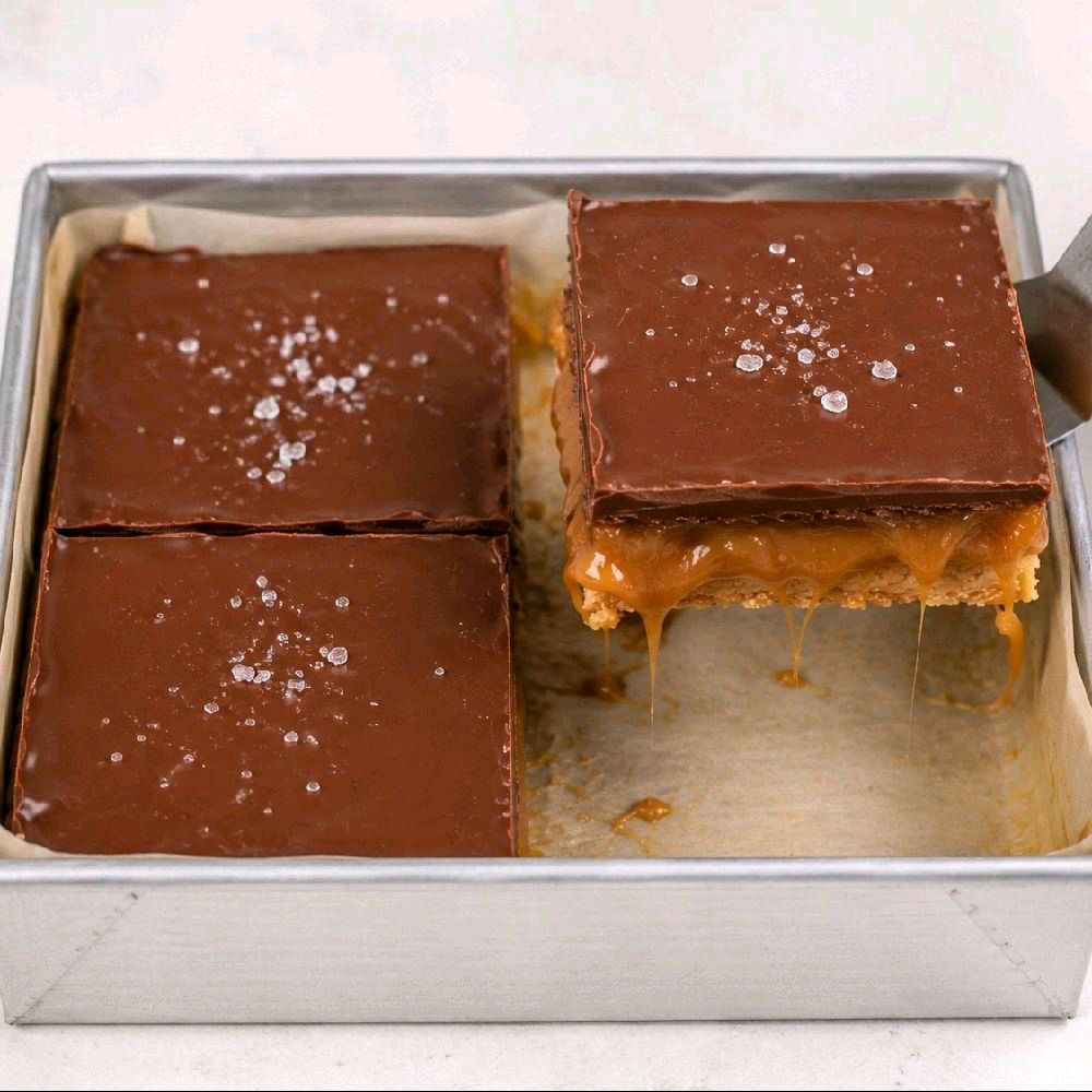Forbidden Bite Gooey Millionaire Shortbread