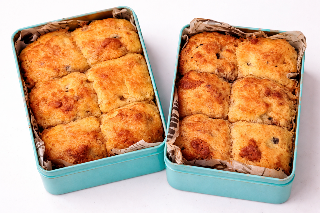 Dubai Cookie Tin (Molten Filled) – Biscoff Delight - Chococlate or Bisscoff Fill