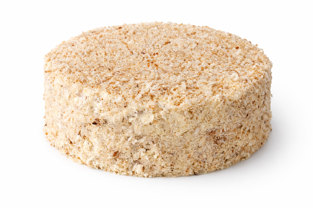 halal Tom Cruise–Inspired White Chocolate Coconut Cake

with Cream Cheese Swirl (8-inch)