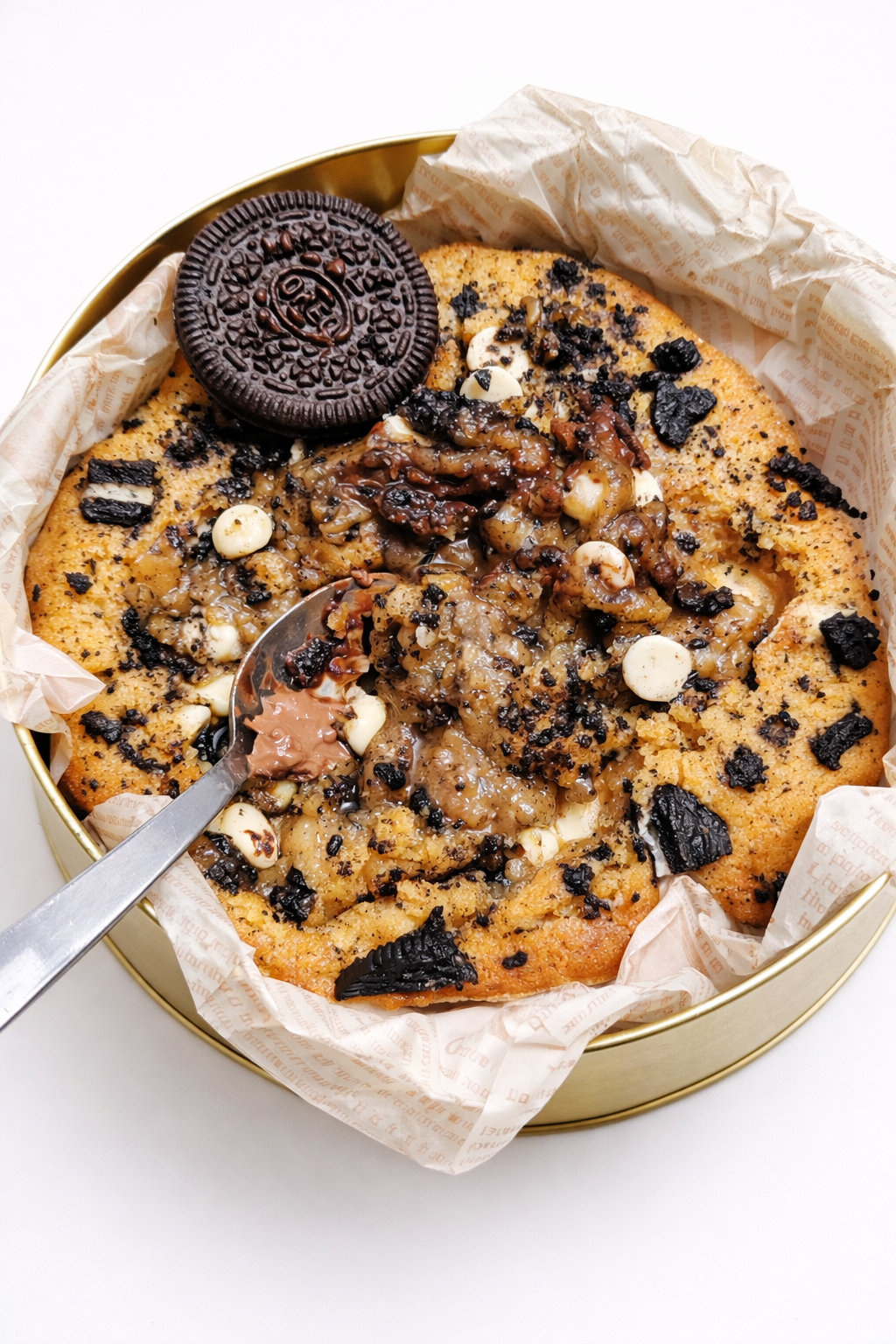 Cookies & Cream Cookie Tin (Molten Filled) 🍪🤍