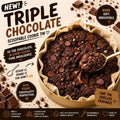 Triple dark chocolate scoopable cookie tin by Forbidden Bite Singapore
