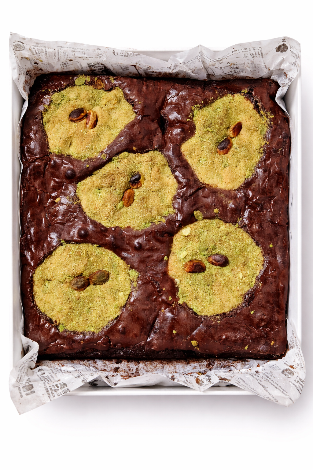 Pistachio Royale Ultra Fudgy Brookie (8-inch Pan)