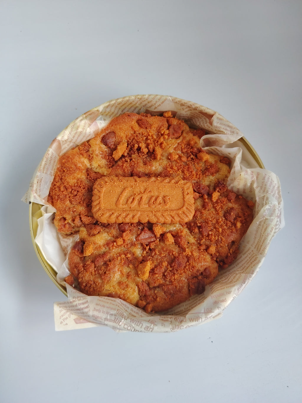 Dubai Cookie Tin (Molten Filled) – Biscoff Delight