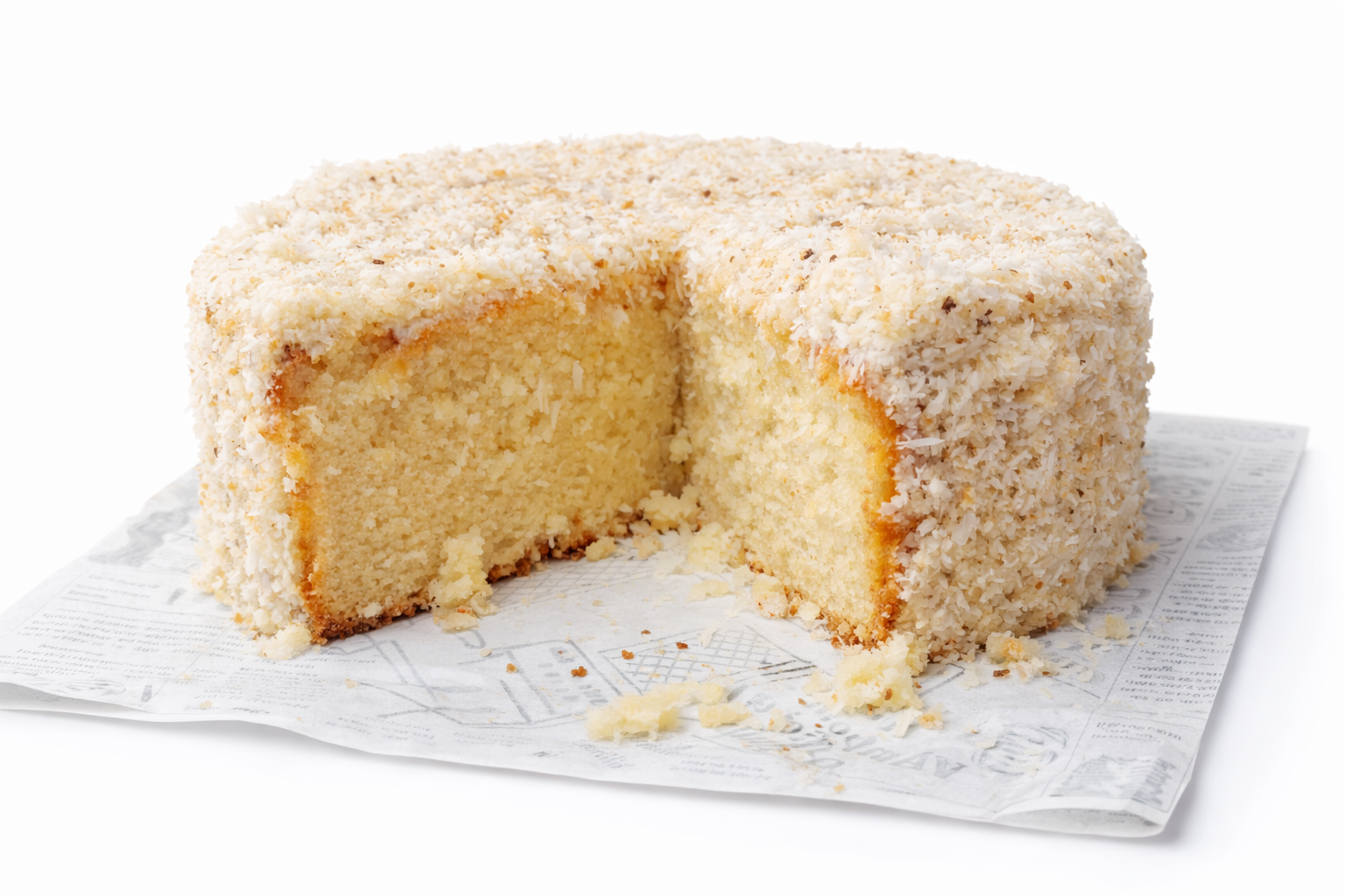 halal Tom Cruise–Inspired White Chocolate Coconut Cake

with Cream Cheese Swirl (8-inch)