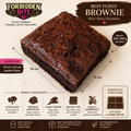 Ultra fudgy chocolate brownie by Forbidden Bite Singapore